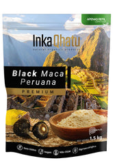 Black Maca Peruana em Pó 100% Pura | 1,5kg | Premium | Direto dos Andes