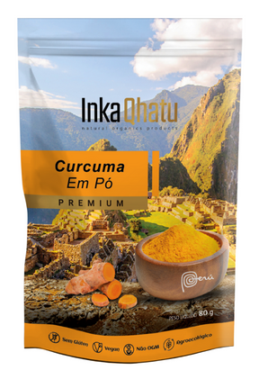 Curcuma Peruana em Pó | 80g | Premium