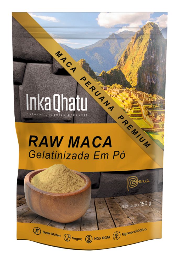 Raw Maca Peruana Gelatinizada em Pó 100% Pura | 150g | Premium | Direto dos Andes