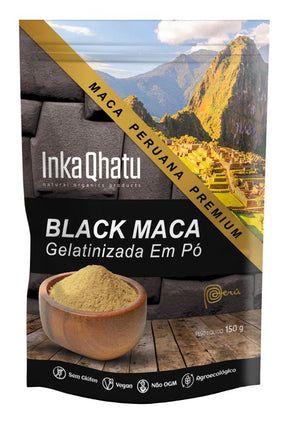 Black Maca Peruana Gelatinizada em Pó 100% Pura | 150g | Premium | Direto dos Andes